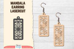 Mandala Earring Lasercut BUNDLES Product Image 5