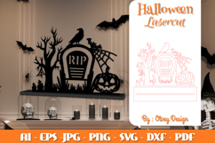 Halloween Decorations Lasercut File Product Image 1