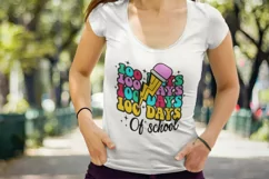 100 days of School SVG, 100 days of School PNG Product Image 5