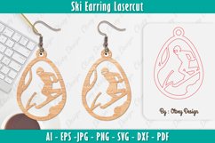 Ski Scene Earrings Lasercut BUNDLE Product Image 5