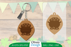 Keychain St Patrick&#039;s Day Lasercut BUNDLES Product Image 5