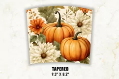 Fall Tumbler Wrap | Autumn Tumbler Wrap | Pumpkins Tumbler Product Image 4