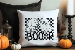 Boo Ghost Dog Halloween SVG PNG, Funny Halloween SVG, Spooky Product Image 4