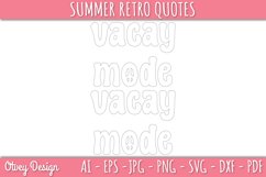 Summer Retro Quotes SVG| Retro Summer SVG Product Image 4