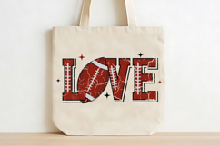 Football Love Sublimation PNG | Sublimation T Shirt Design Product Image 4