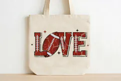 Football Love Sublimation PNG | Sublimation T Shirt Design Product Image 4