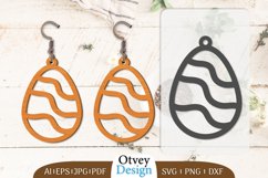 Happy Easter Egg Earrring Lasercut BUNDLES 12 DESIGNS Product Image 5