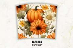 Fall Tumbler Wrap | Autumn Tumbler Wrap | Pumpkin Tumbler Product Image 4
