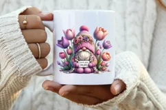 Mother's Day Gnome png, Love You Mum Gnome, Spring Gnome png Product Image 2