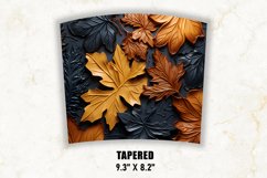 3D Fall Leaves Tumbler Wrap | 3D Fall Tumbler Wrap Product Image 4