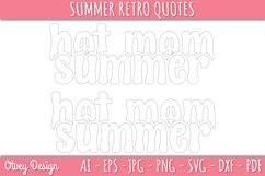 Summer Retro Quotes SVG| Retro Summer SVG Product Image 4