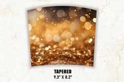 Golden Bokeh Tumbler Wrap | Bokeh Tumbler | Tumbler Wrap Product Image 4