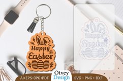 Happy Easter Keychain Lasercut BUNDLES 12 DESIGNS Product Image 5