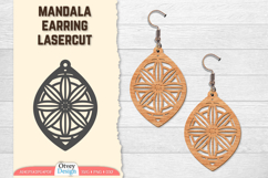Mandala Earring Lasercut BUNDLES Product Image 5