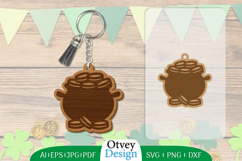 Keychain St Patrick&#039;s Day Lasercut Product Image 1