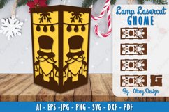 Christmas Gnome Lamp Lasercut Product Image 1
