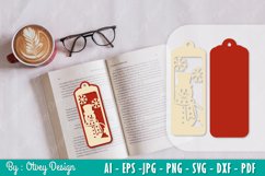 Snowman Bookmark SVG Product Image 1