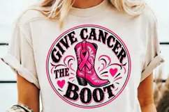 Breast Cancer Boot PNG, Breast Cancer Sublimation Product Image 4