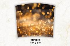 Golden Bokeh Tumbler Wrap | Bokeh Tumbler | Tumbler Wrap Product Image 4