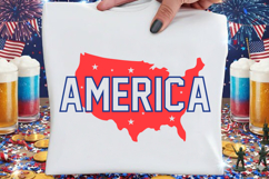 4th Of July SVG Design | America T Shirt Design SVG File Product Image 5