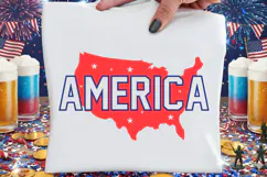 4th Of July SVG Design | America T Shirt Design SVG File Product Image 5