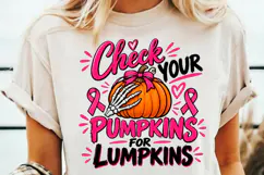Breast Cancer Pumpkin PNG, Breast Cancer Skeleton PNG Product Image 4