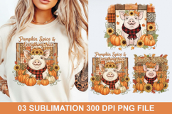 Halloween Pig Sublimation - Halloween Sublimation PNG Design Product Image 1