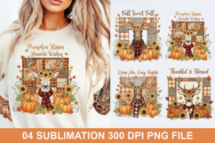 Halloween Deer Sublimation - Halloween Sublimation PNG Product Image 1