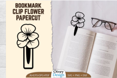 Clip Bookmark Flower Papercut BUNDLES Product Image 5