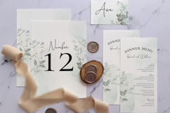 Sage Green Watercolor Wedding Suite Product Image 4