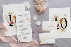 Wildflower Wedding Invitation Suite Product Image 4