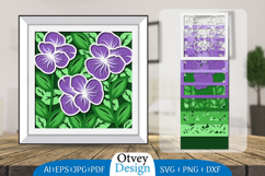 3D Shadow Box Floral Layered Papercut BUNDLES Product Image 5