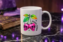 Spooky Season PNG, Halloween Sublimation, Skull PNG Design Product Image 4