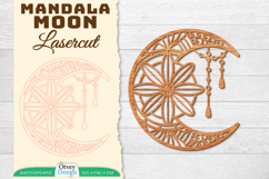 Moon Mandala Lasercut Product Image 1