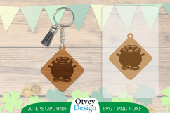Keychain St Patrick&#039;s Day Lasercut BUNDLES Product Image 5