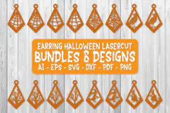 Halloween Earrings Lasercut | Halloween Jewelry Product Image 1