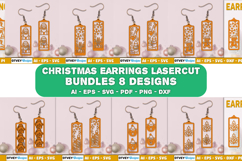 Christmas Earrings Lasercut BUNDLES Product Image 1