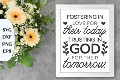 Fostering In Love For Their Today. Trusting In God For Their Product Image 1