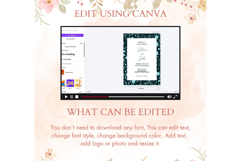 Disty Floral Wedding Invitation | Wedding Invitation Product Image 5