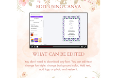 Iris Flower Wedding Invitation | Wedding Invitation Product Image 5