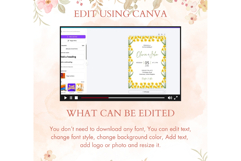 Daffodil Flower Wedding Invitation | Wedding Invitation Product Image 5