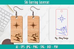 Ski Scene Earrings Lasercut BUNDLE Product Image 6