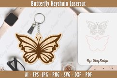 Butterfly Keychain Lasercut Product Image 1