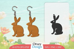Earring Rabbit Lasercut | Happy Easter Lasercut BUNDLES 12 Product Image 6