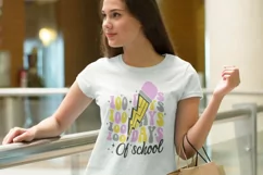 100 days of school SVG, 100 days school PNG, 100 days shirt Product Image 6