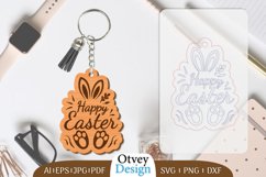 Happy Easter Keychain Lasercut BUNDLES 12 DESIGNS Product Image 6