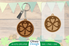 Keychain St Patrick&#039;s Day Lasercut Product Image 1