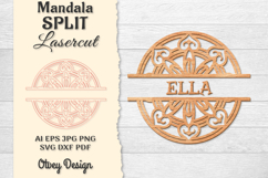 Mandala Split Lasercut BUNDLES Product Image 6