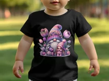 Mother's Day Gnome sublimation png, floral tulip gnome png Product Image 7