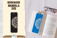 Corner Bookmark Mandala SVG Product Image 1